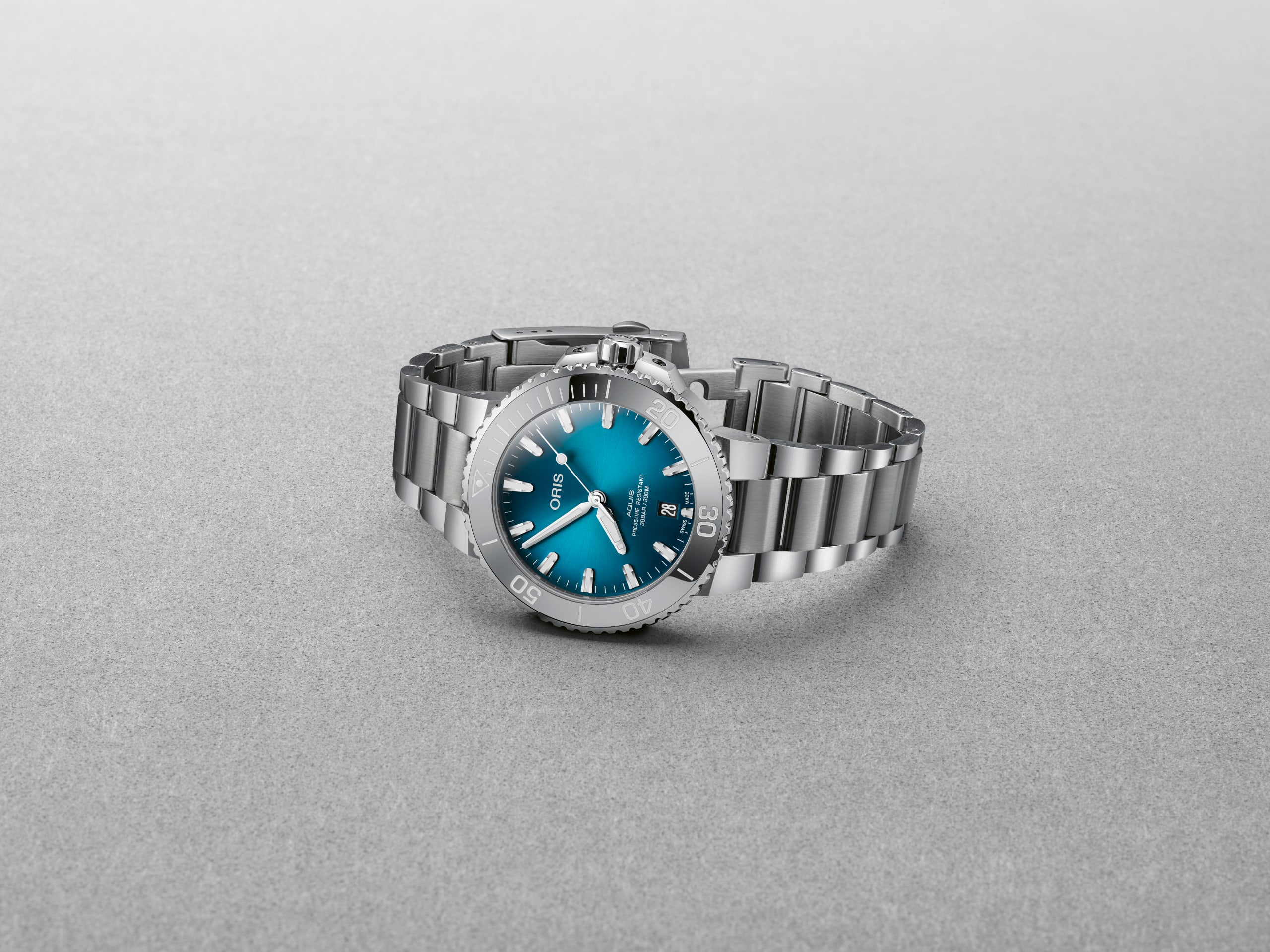 時計 ORIS Aquis 01 733 7732 4155 Aquis デイト - 01 733 7732 4155-07 8 21 05PEB | Oris